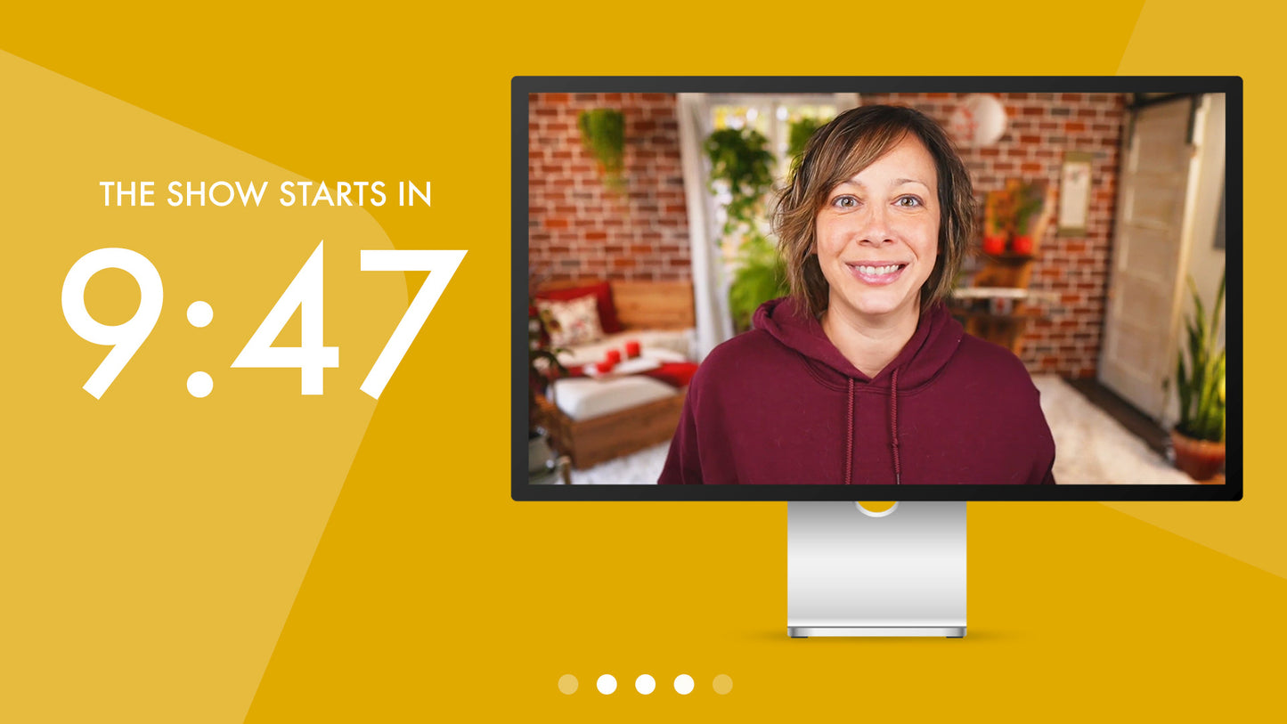 "Display" Animated Countdown Overlay for OBS, Ecamm, and vMix