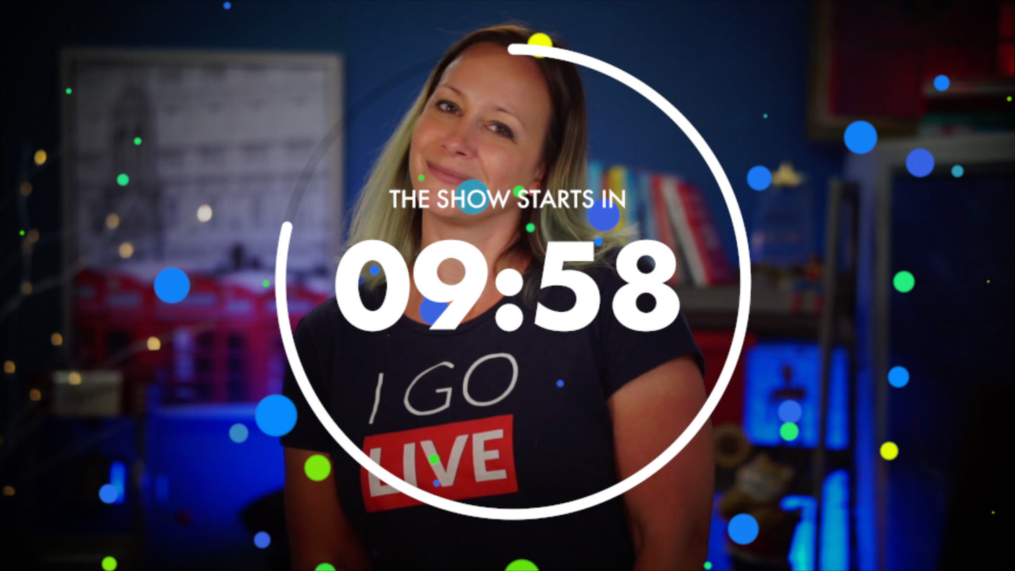 "Dots" Countdown Timer for OBS, Ecamm, and vMix
