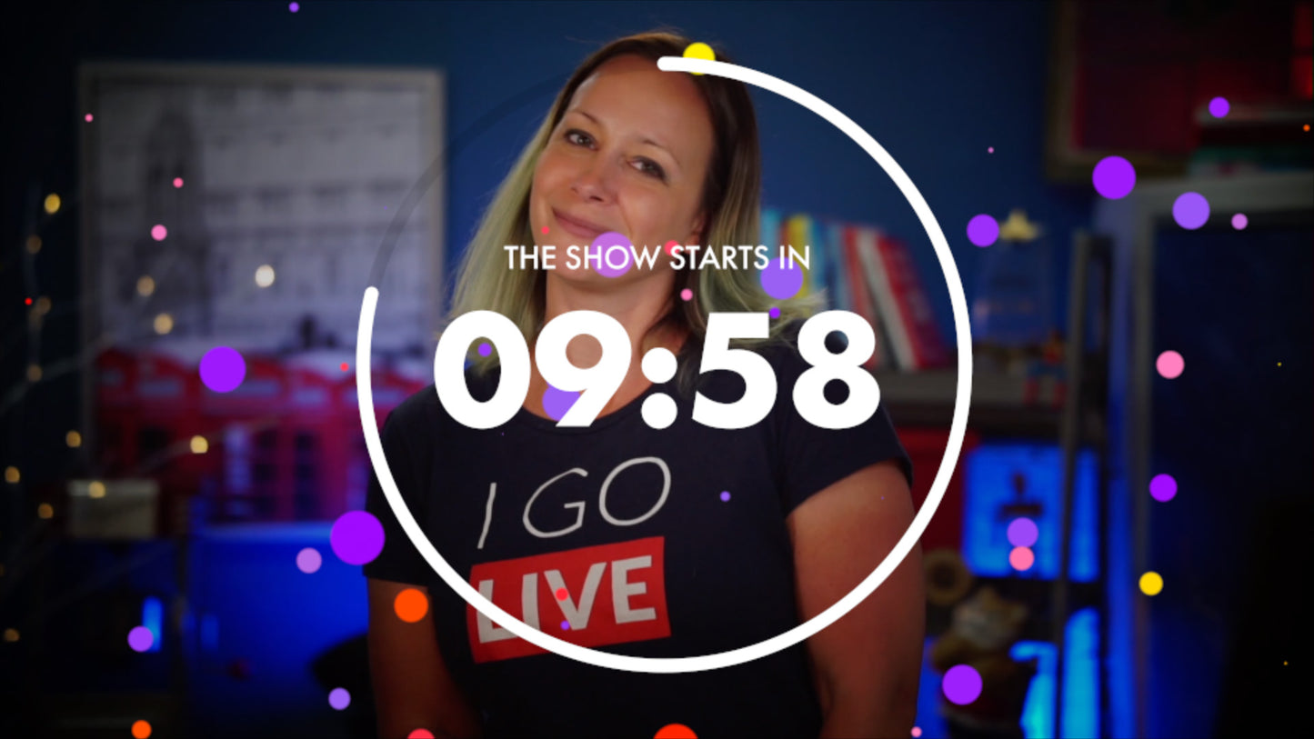 "Dots" Countdown Timer for OBS, Ecamm, and vMix