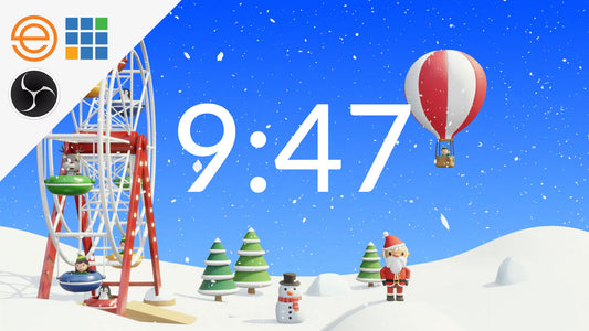 3D Animated Holiday Overlays for Ecamm, vMix, and OBS