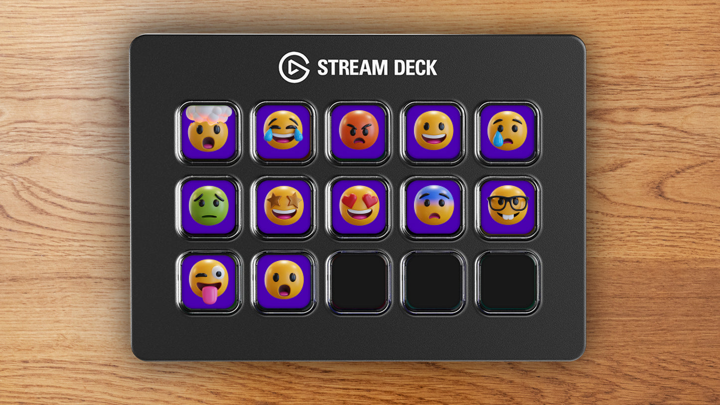 Animated 3D Emoji Pack for Ecamm, OBS, vMix, and Evmux