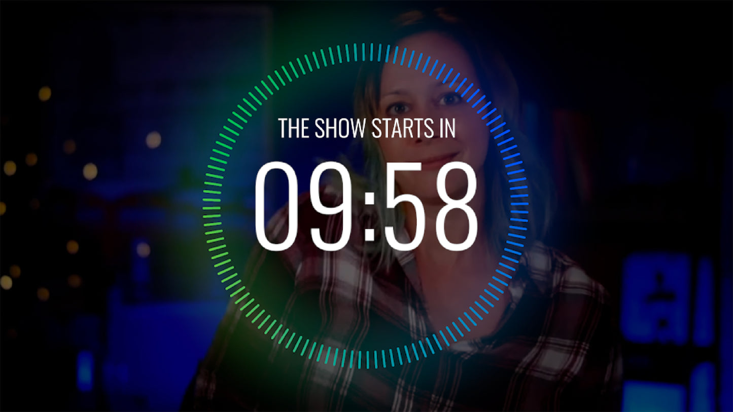 "Interface" LIVE Streaming Countdown Timer for Ecamm, vMix, and OBS