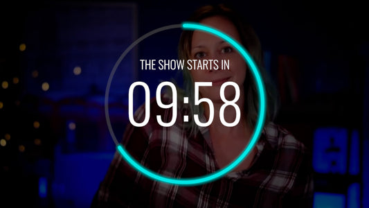 "Neon" Live Streaming Countdown Timer for Ecamm, vMix, and OBS