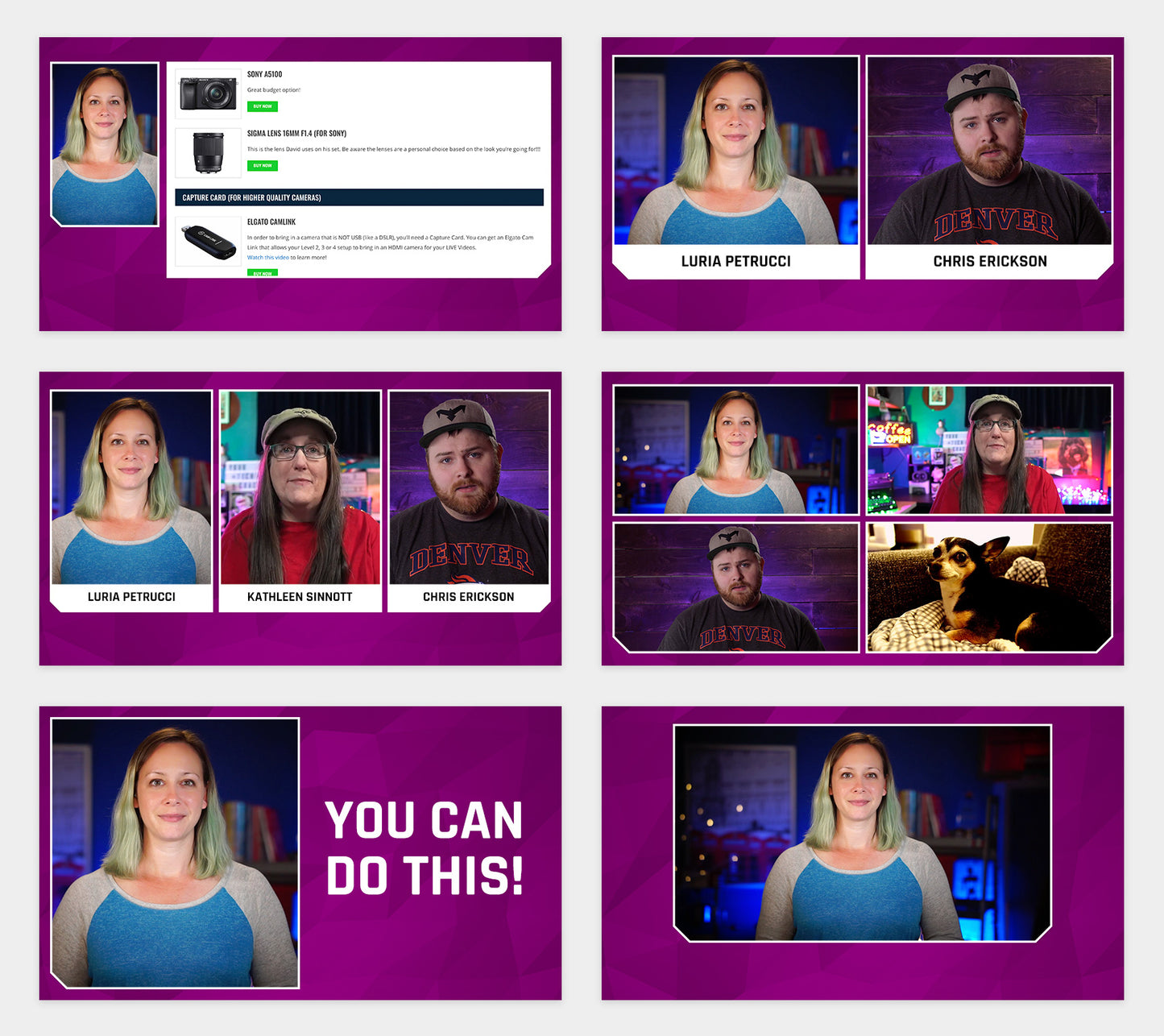 "Poly" Overlay Pack for Ecamm, OBS, and vMix
