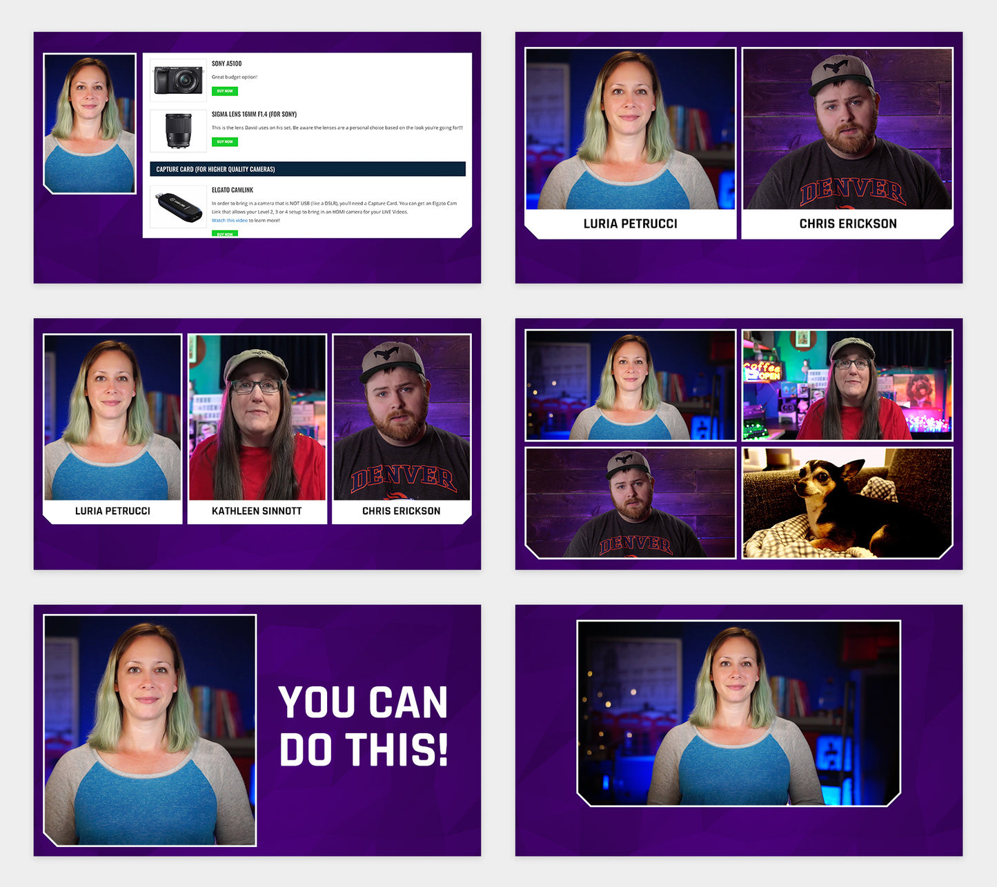 "Poly" Overlay Pack for Ecamm, OBS, and vMix