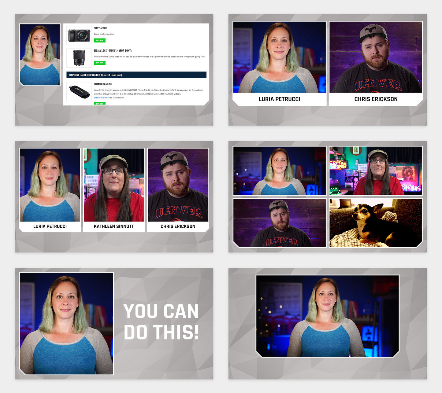 "Poly" Overlay Pack for Ecamm, OBS, and vMix