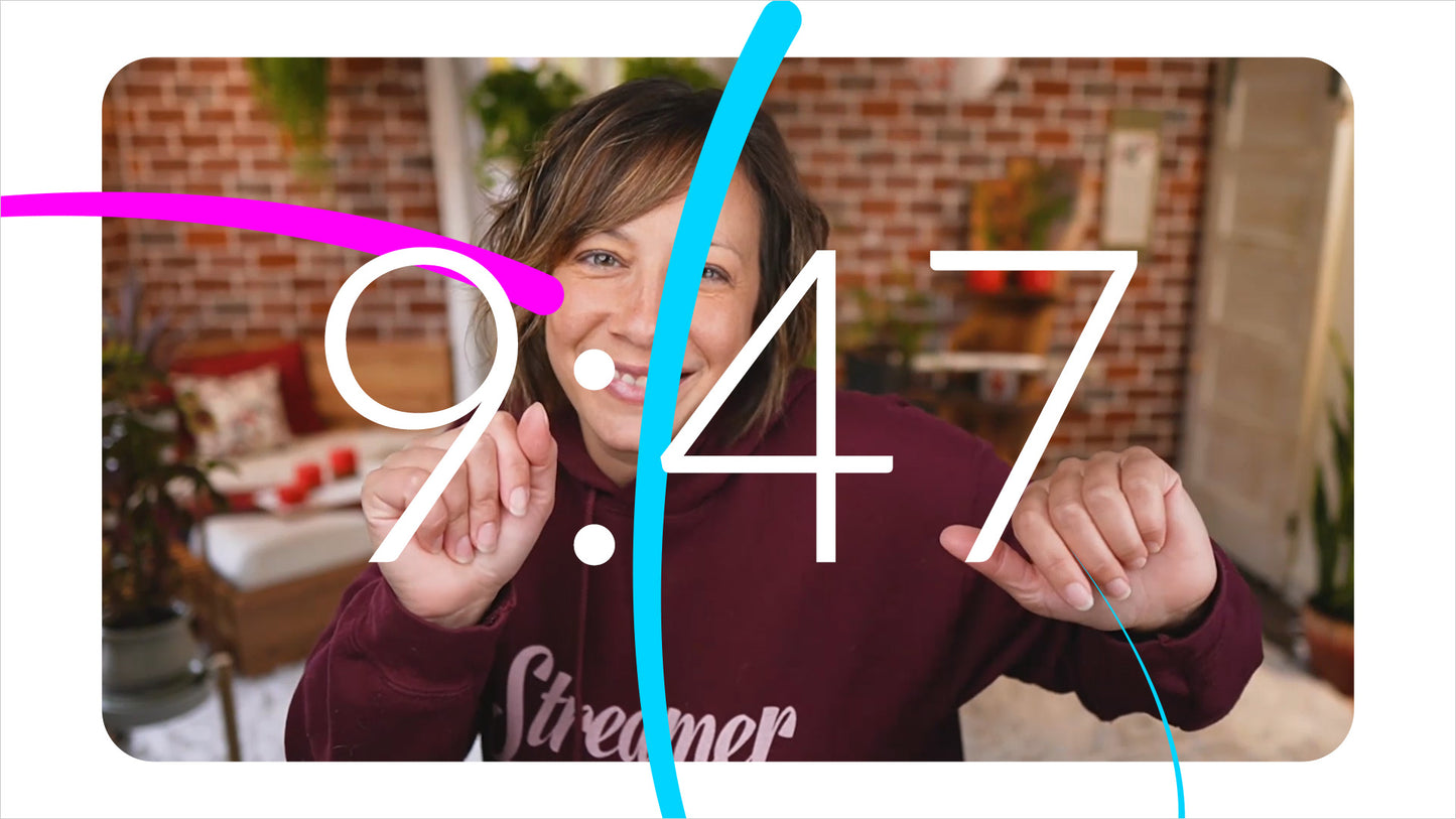 "Flow" Animated Countdown Overlay for OBS, Ecamm, and vMix