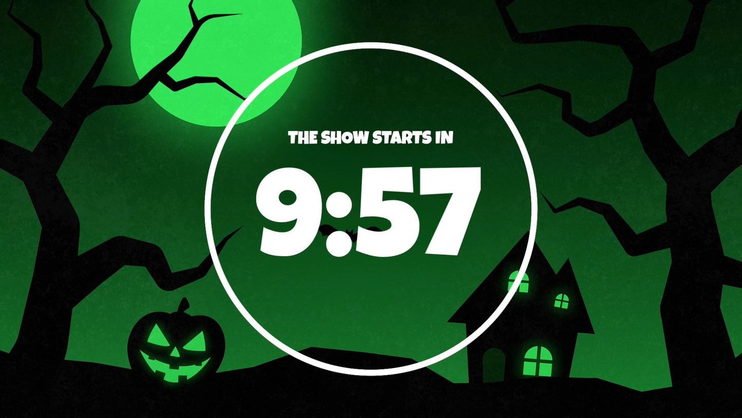 Animated Halloween Overlays for Ecamm Live, OBS, and vMix