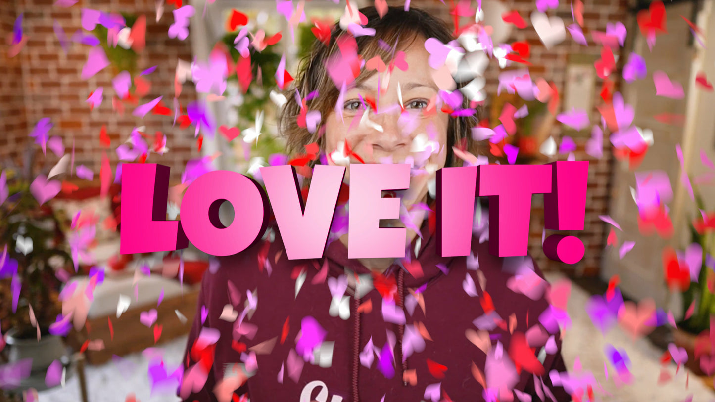 Confetti Reaction Overlays for OBS, Ecamm Live, vMix, and Evmux!