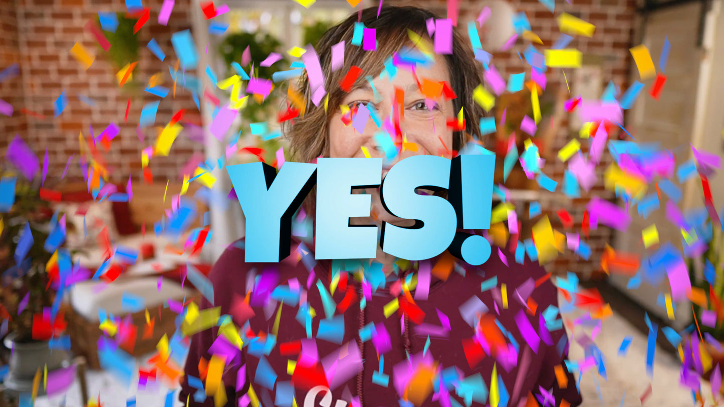Confetti Reaction Overlays for OBS, Ecamm Live, vMix, and Evmux!