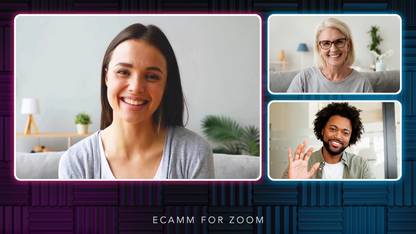 Customizable Ecamm for Zoom Profile (Studio Design) with 40 Scenes