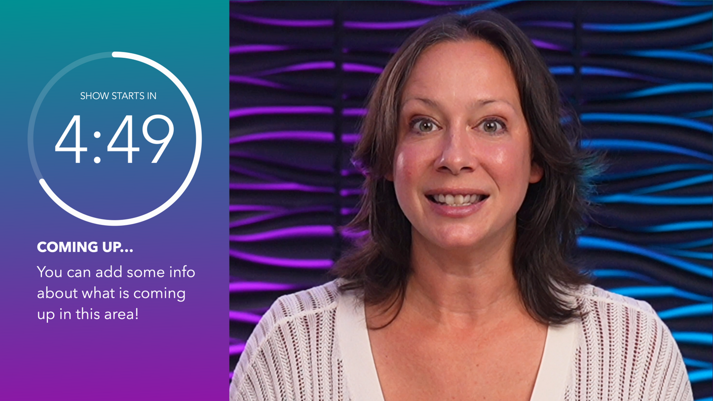 NEW! LUNA Customizable Timer Scenes for Ecamm