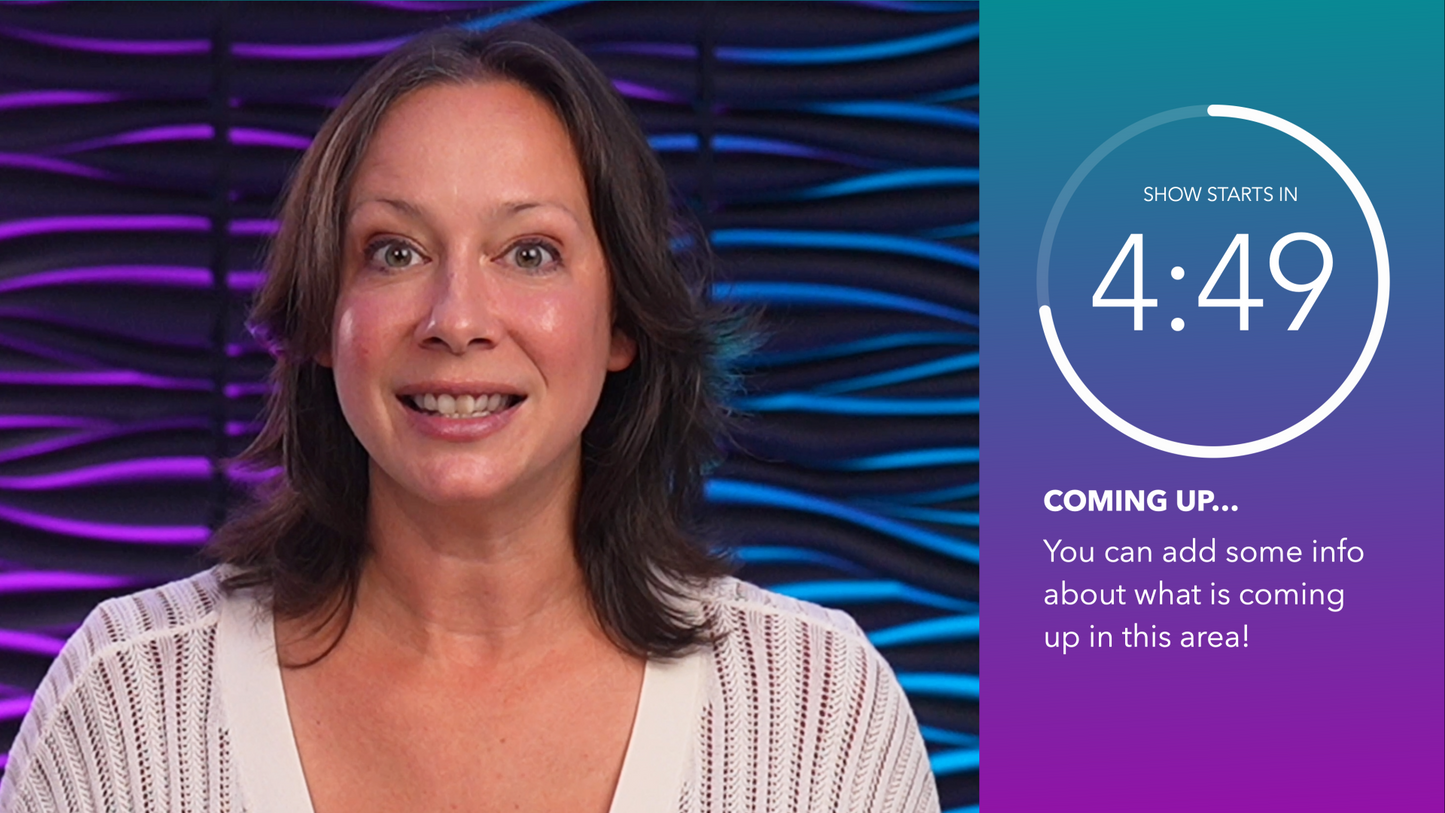 NEW! LUNA Customizable Timer Scenes for Ecamm