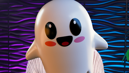 FREE Animated Halloween Ghost Overlays for OBS, Ecamm, Meld Studio, vMix, and Evmux
