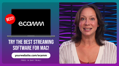 Customizable Call To Action Scenes for Ecamm Live