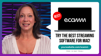Customizable Call To Action Scenes for Ecamm Live
