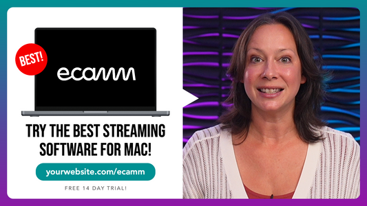 Customizable Call To Action Scenes for Ecamm Live