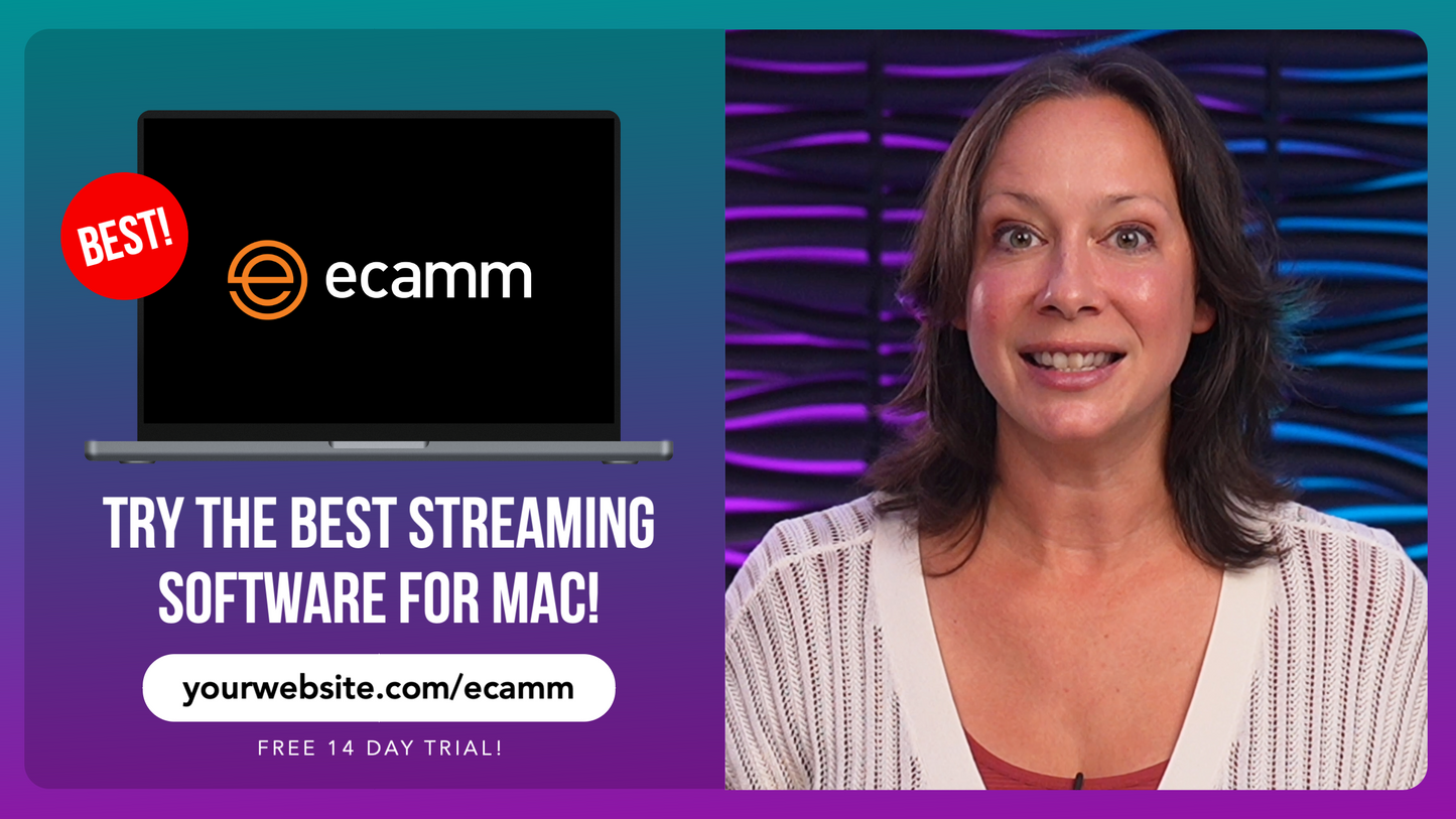NEW! Customizable Call To Action Scenes for Ecamm Live
