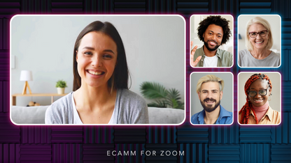 Customizable Ecamm for Zoom Profile (Studio Design) with 40 Scenes