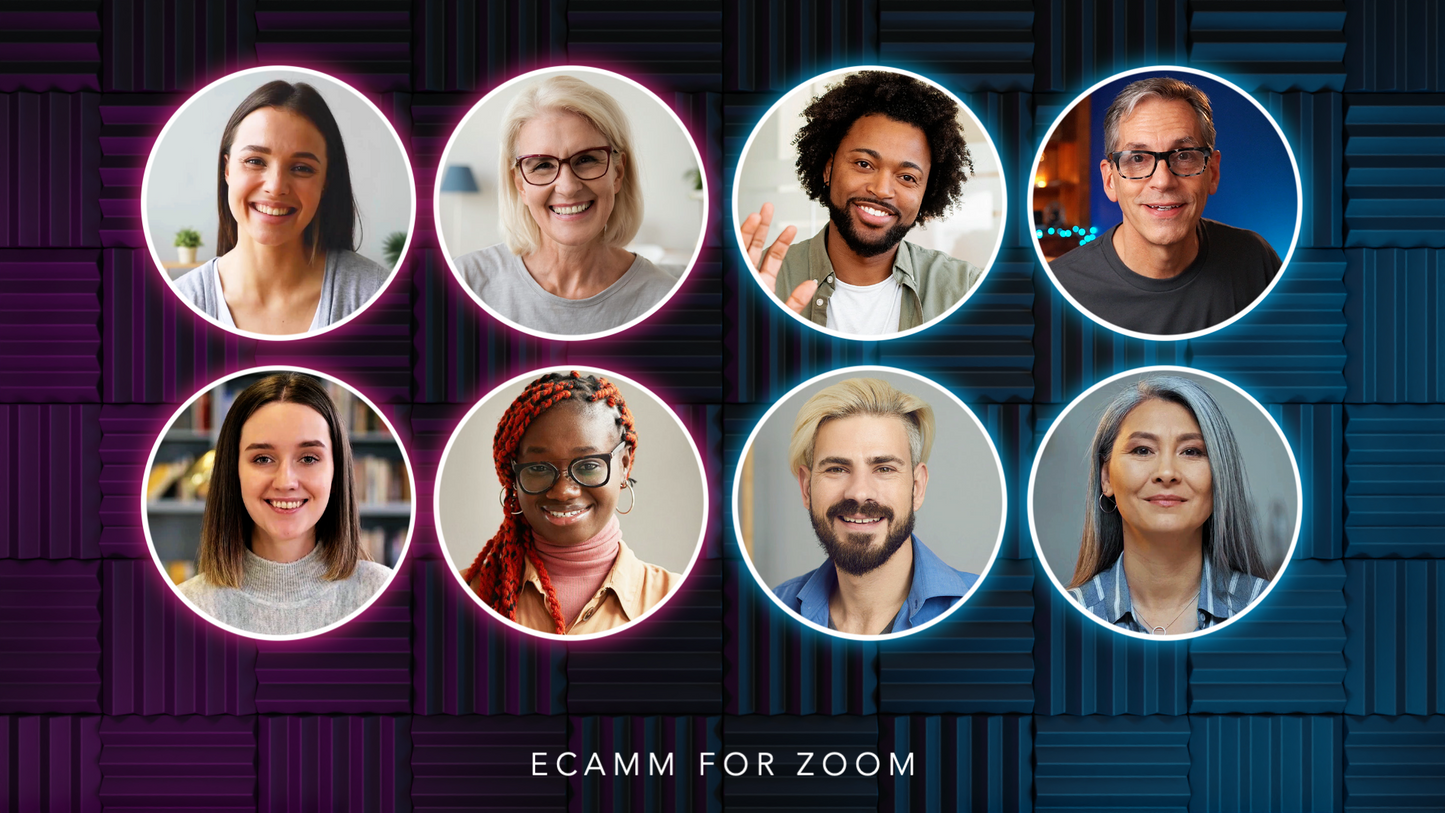 Customizable Ecamm for Zoom Profile (Studio Design) with 40 Scenes