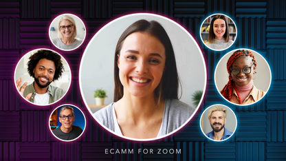 Customizable Ecamm for Zoom Profile (Studio Design) with 40 Scenes