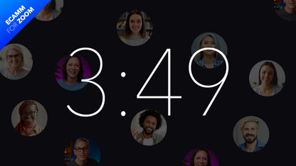 Customizable Ecamm for Zoom Countdown Timer Scenes