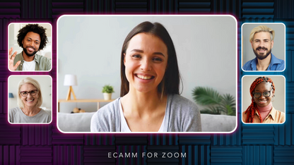 Customizable Ecamm for Zoom Profile (Studio Design) with 40 Scenes