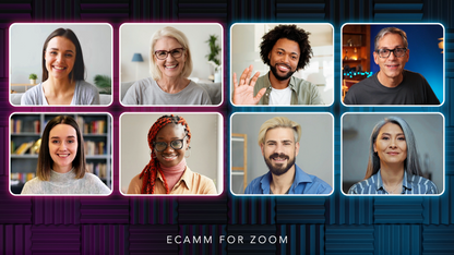 Customizable Ecamm for Zoom Profile (Studio Design) with 40 Scenes