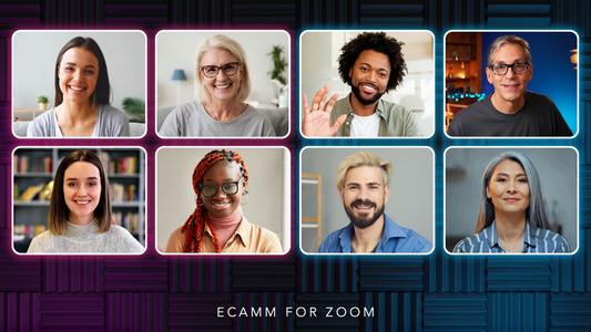 NEW! Customizable Ecamm for Zoom Profile (Studio Design) with 40 Scenes