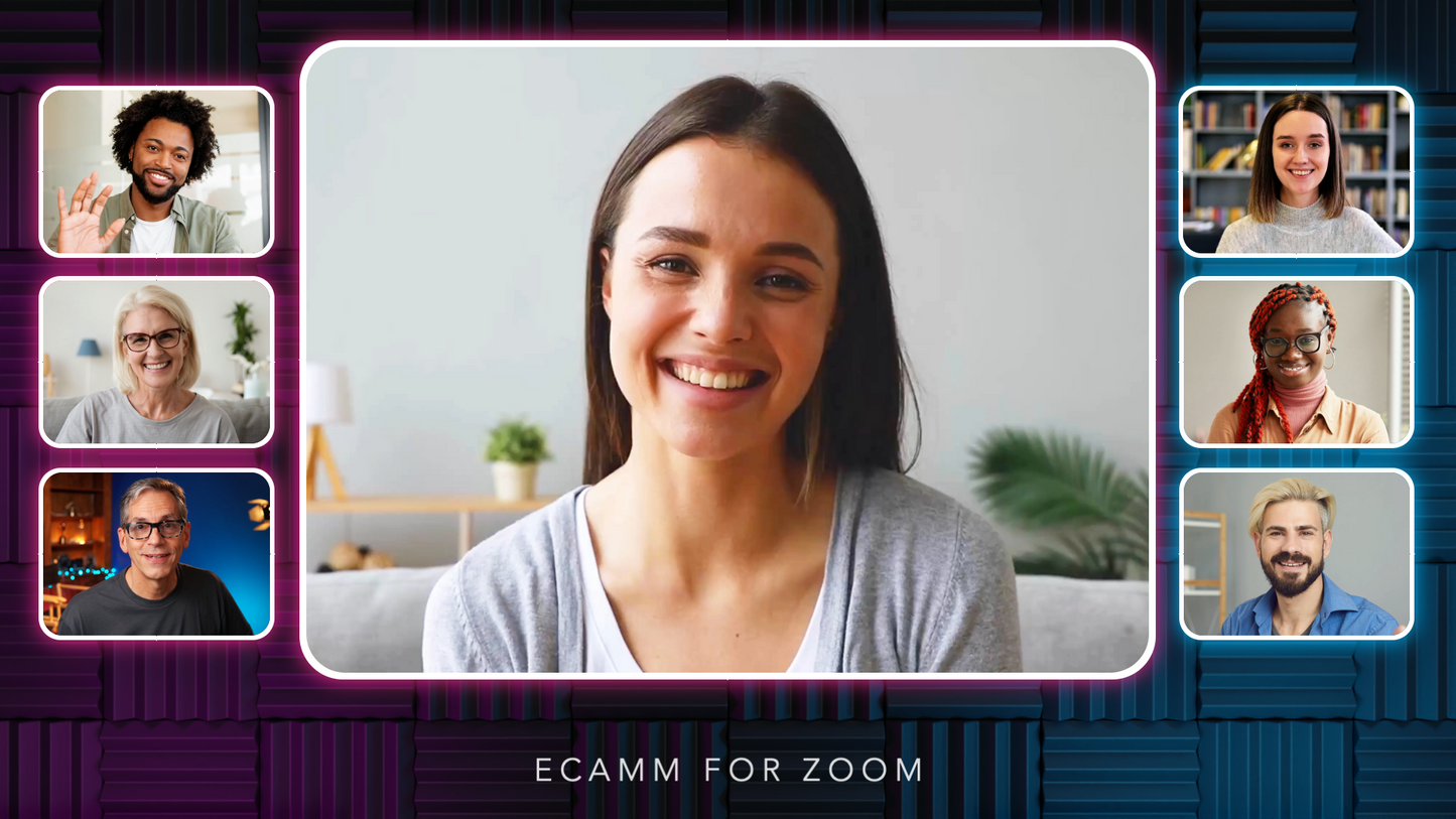 Customizable Ecamm for Zoom Profile (Studio Design) with 40 Scenes