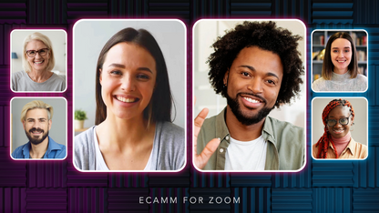 Customizable Ecamm for Zoom Profile (Studio Design) with 40 Scenes