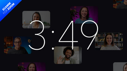 Customizable Ecamm for Zoom Countdown Timer Scenes