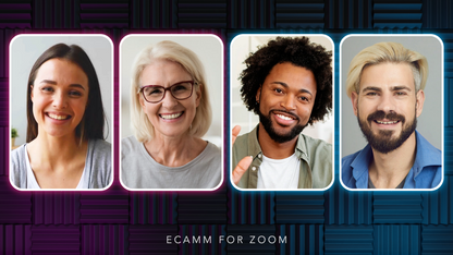 Customizable Ecamm for Zoom Profile (Studio Design) with 40 Scenes