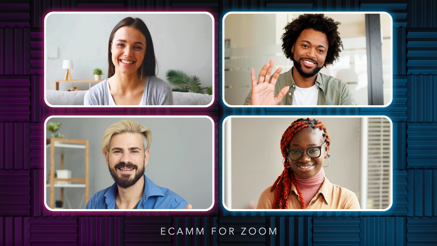 Customizable Ecamm for Zoom Profile (Studio Design) with 40 Scenes