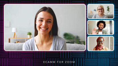 Customizable Ecamm for Zoom Profile (Studio Design) with 40 Scenes