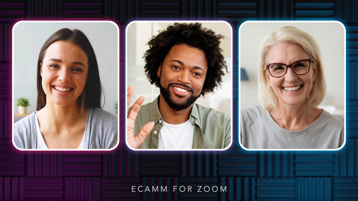 Customizable Ecamm for Zoom Profile (Studio Design) with 40 Scenes