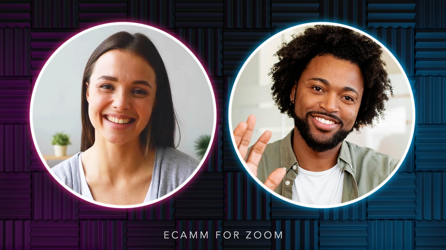 Customizable Ecamm for Zoom Profile (Studio Design) with 40 Scenes