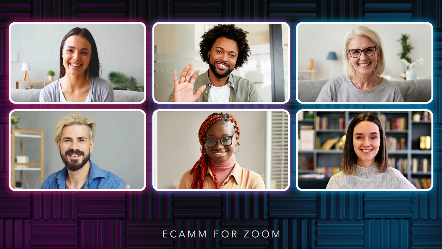 Customizable Ecamm for Zoom Profile (Studio Design) with 40 Scenes