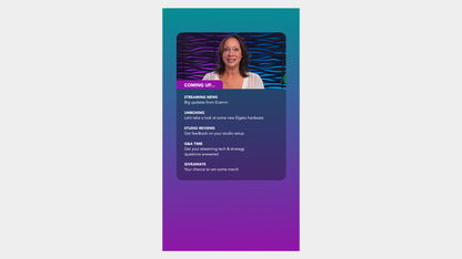 NEW! LUNA Customizable Agenda Scenes for Ecamm