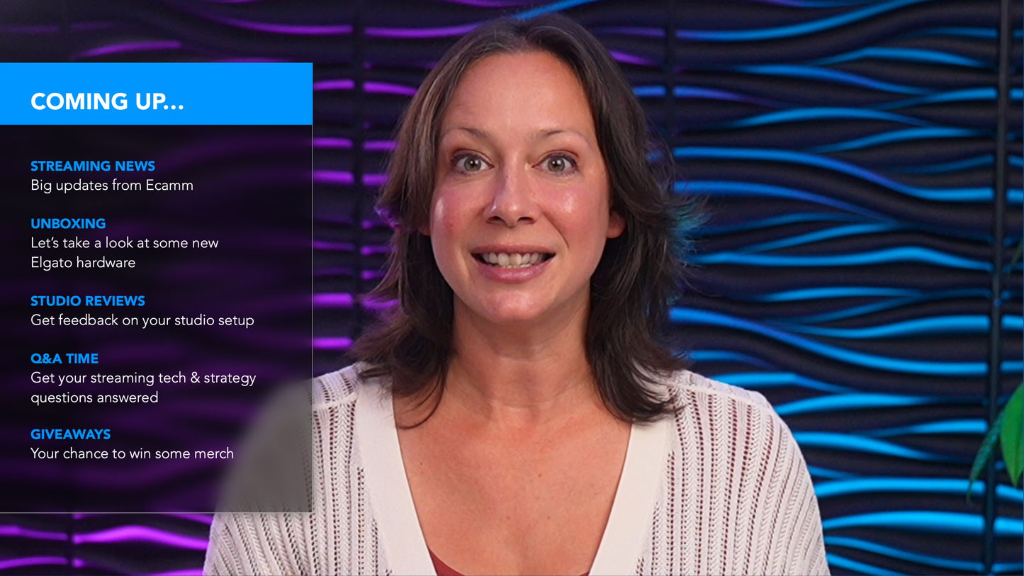 NEW! NOVA Customizable Agenda Scenes for Ecamm