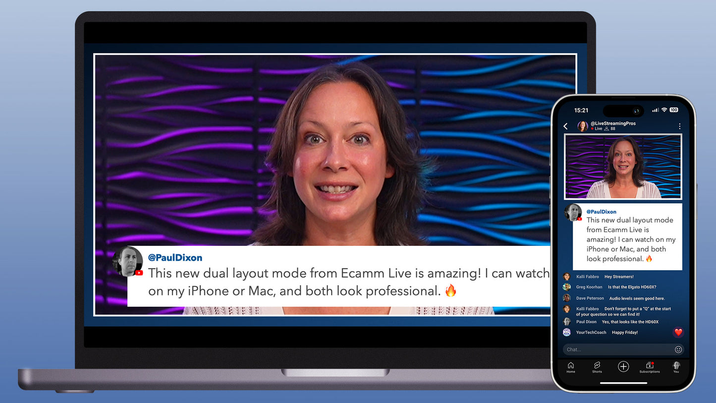 NEW! NOVA Customizable Dual Layout Profile for Ecamm