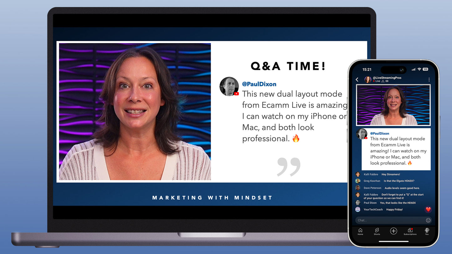 NEW! NOVA Customizable Dual Layout Profile for Ecamm