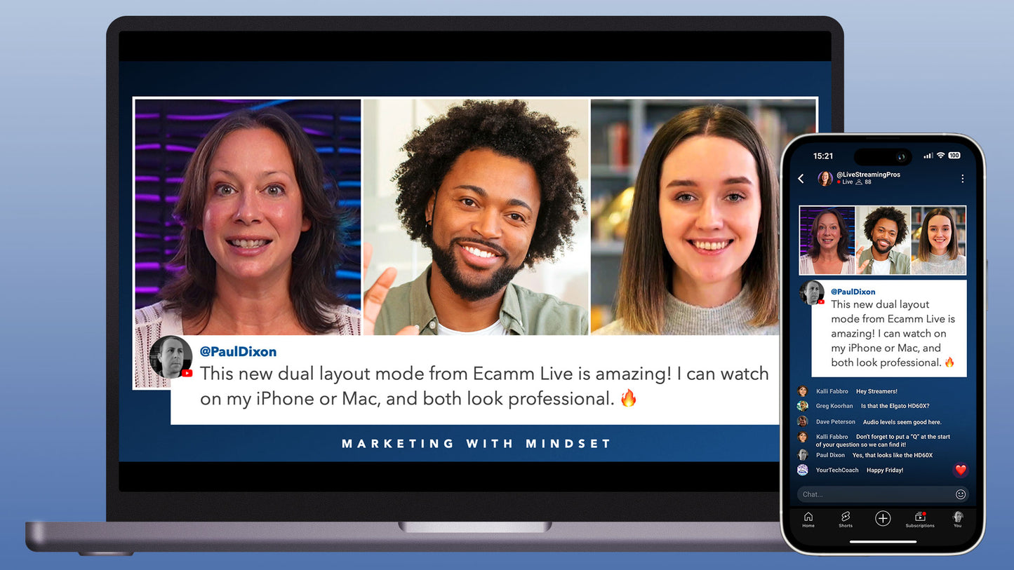 NEW! NOVA Customizable Dual Layout Profile for Ecamm