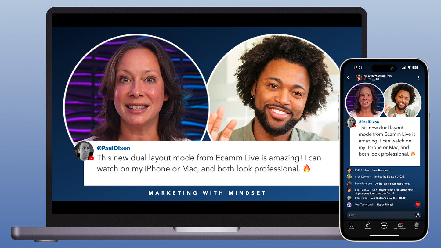 NEW! NOVA Customizable Dual Layout Profile for Ecamm