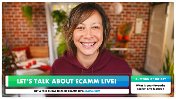 NEW! Customizable Topic Bar Scenes for Ecamm Live