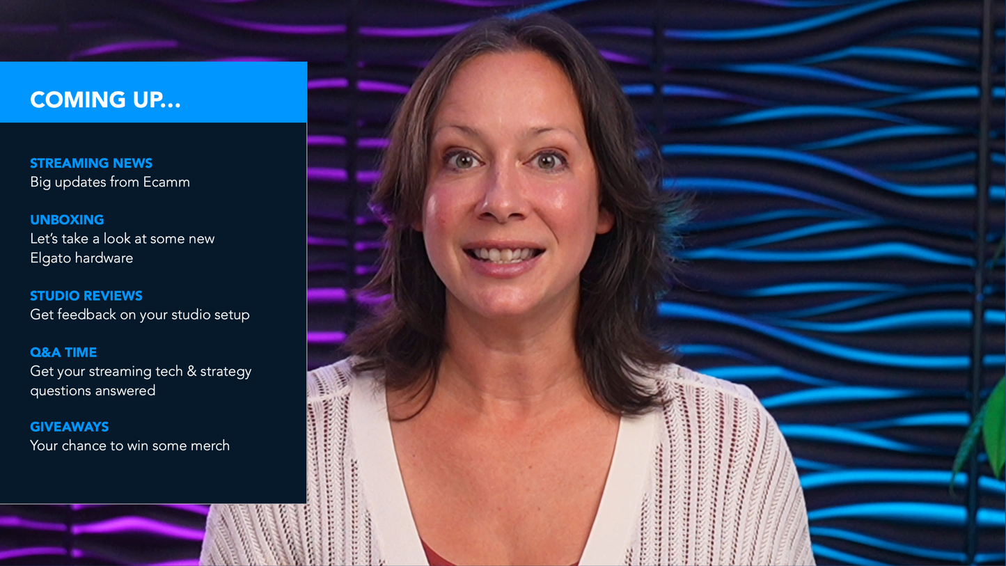NEW! NOVA Customizable Agenda Scenes for Ecamm