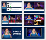 "Diagonals" Overlay Pack for Ecamm, OBS, and vMix