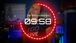 "Dashes of Light" Countdown Timer for OBS, Ecamm, and vMix