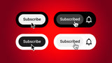 UPDATED! Animated YouTube Sub Buttons with Bell Notifications